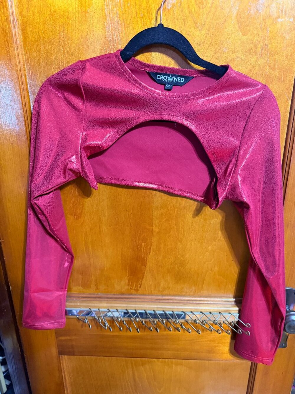 NWOT Ruby S/M Crowned Athletics Shrug
